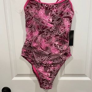 Nike Nessa One piece Swim Suit Size 8